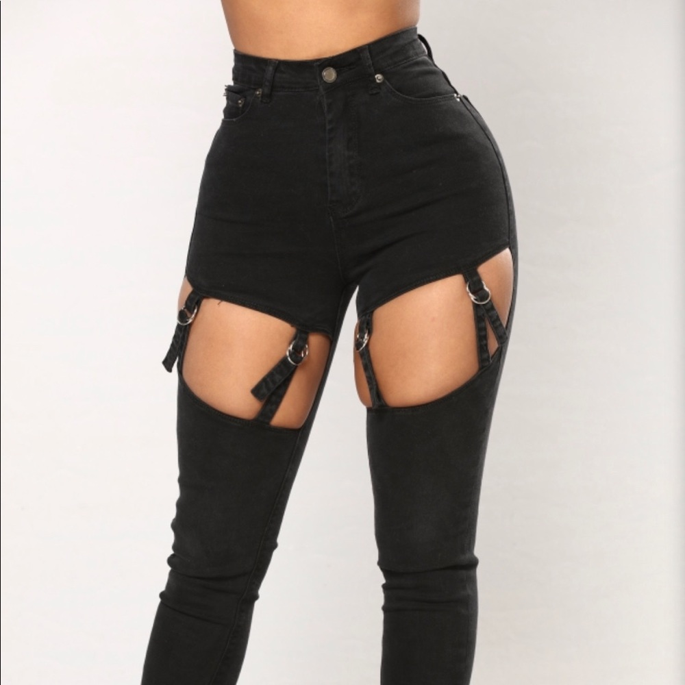 That's What's Up Skinny Jeans - Black